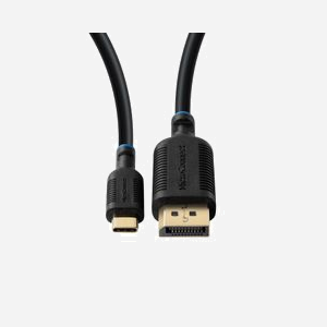 Câble adaptateur Microconnect MC-USBCDP1 USB Type-C vers DisplayPort 1m 8K@30Hz 4K@144Hz compatible Mac Windows noir - Miniature 3