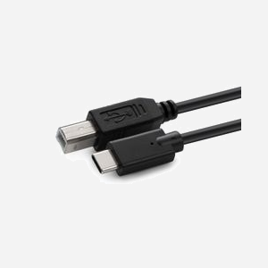 Câble Microconnect USB3.1C2B3 USB-C vers USB 2.0 Type B 3m 480 Mbps pour imprimantes et périphériques noir