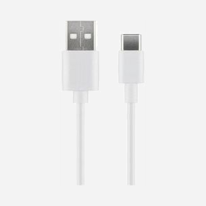 Câble Microconnect USB3.1CCHAR2W USB 2.0 Type-A vers Type-C 2m blanc 480 Mbit/s pour smartphones et ordinateurs portables