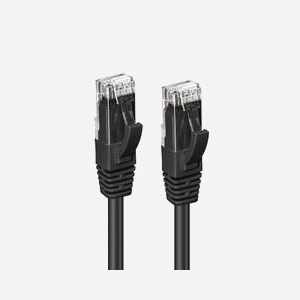 Câble réseau Microconnect UTP602S Cat6 U/UTP 2m noir rond RJ45 250MHz compatible Cat5e/Cat5 - Miniature 2