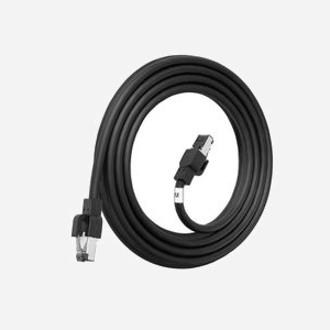 Câble réseau Lanview LVN6045SOUT Cat6a S/FTP 45m noir extérieur HIGH-FLEX PUR 10G Ethernet 500MHz - Miniature 2