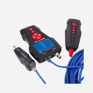 Testeur de câble réseau Lanview TCT1415 RJ45/RJ11/BNC avec test PoE, mesure de longueur et détecteur de tension 90-1000V - Miniature 3