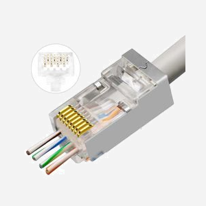 Connecteur Lanview LVN125310 RJ45 Easy Connect transparent pour câble souple et rigide 8 broches