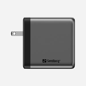 Chargeur Sandberg 441-71 Travel Charger PD100W 2x USB-C 1x USB-A avec écran digital et adaptateurs EU/UK/AUS - Miniature 4