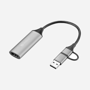 Sandberg 136-70 Capture HDMI vers USB-C et USB-A 4K avec audio pour streaming et enregistrement vidéo - Miniature 2