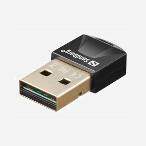 Adaptateur Sandberg 134-34 USB Bluetooth 5.3 Wireless Dongle 3 Mbit/s pour PC et périphériques