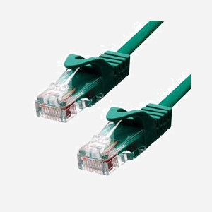 Câble réseau ProXtend 5UTP-15GR Cat5e U/UTP RJ-45 15m vert 1000 Mbit/s contacts plaqués or