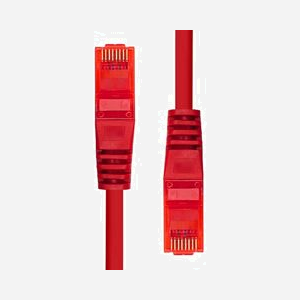 Câble réseau ProXtend 6UTP-20R Cat6 U/UTP RJ-45 20m rouge 1000 Mbit/s connecteurs plaqués or - Miniature 2