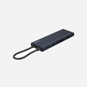 Station d'accueil Microconnect USB3.1CCOM18 USB-C vers 2x HDMI 4K@30Hz avec USB 3.0 et lecteur SD/TF noir - Miniature 3