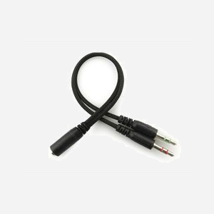 Casque audio Sandberg MiniJack Headset Saver avec microphone réglable jack 3.5mm et adaptateur PC inclus - Miniature 2