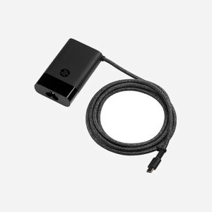 Chargeur HP USB-C 65W pour ordinateur portable compatible appareils USB-C référence 671R3UT compact