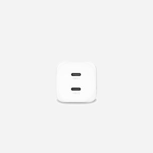 Chargeur DICOTA D32186 universel 100-240V 2 ports USB-C 20V charge rapide pour ordinateur portable smartphone tablette blanc - Miniature 4