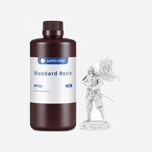 Résine photopolymère Anycubic SPTGY-10 blanc 1kg pour imprimante 3D stéréolithographie compatible Anycubic - Miniature 2