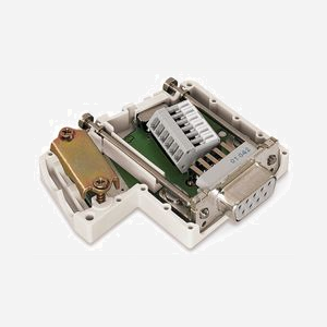 Connecteur Wago 750-963 D-Sub 9 broches gris IP20 certifié RoHS 45x54mm 27.6g pour automatisation industrielle - Miniature 1