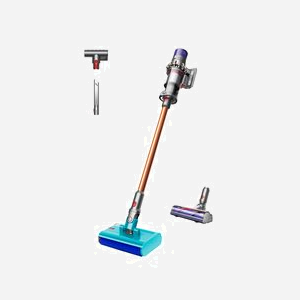 Aspirateur-balai Dyson V10 Submarine 2 en 1 sec et humide sans sac 0,76L cyclonique batterie 60min cuivre gris - Miniature 1