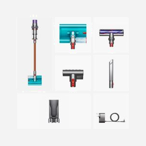 Aspirateur-balai Dyson V10 Submarine 2 en 1 sec et humide sans sac 0,76L cyclonique batterie 60min cuivre gris - Miniature 4